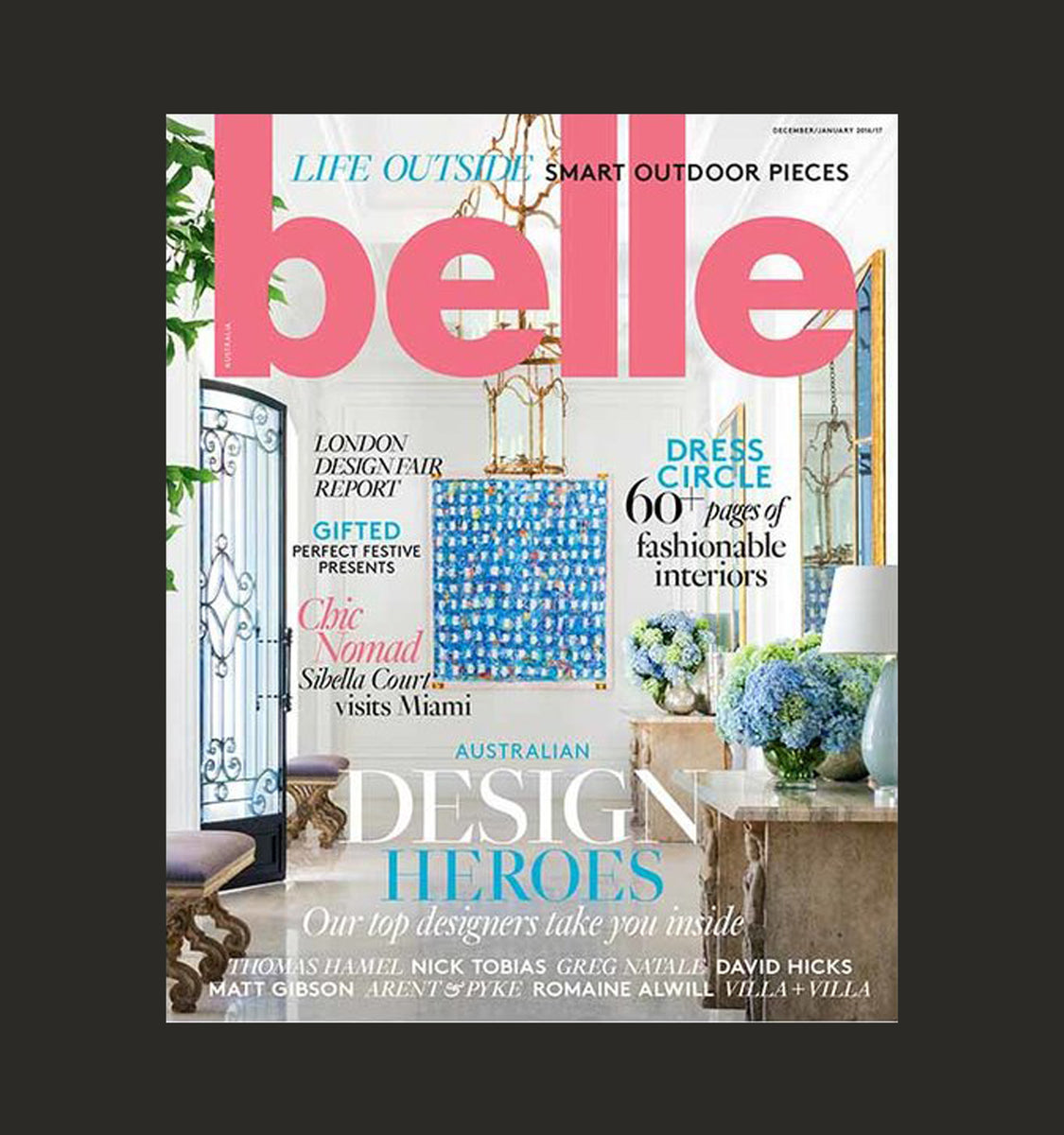 In The Press: Belle, Architectural Digest and Real Living | SP01 Design